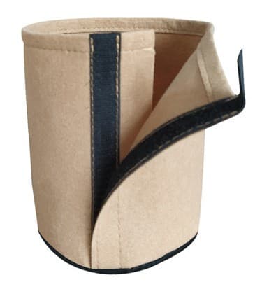 Transplanteringskorgset, 5-pack vakuumförseglat, 30x25x8cm, för trädgårdsarbete camel