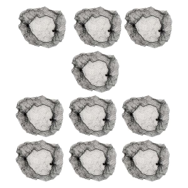 5x 10 Stykker, Usynlige, Hårnet, Usynlige, Mesh Elastisk Kant Hårnet, Mesh Net