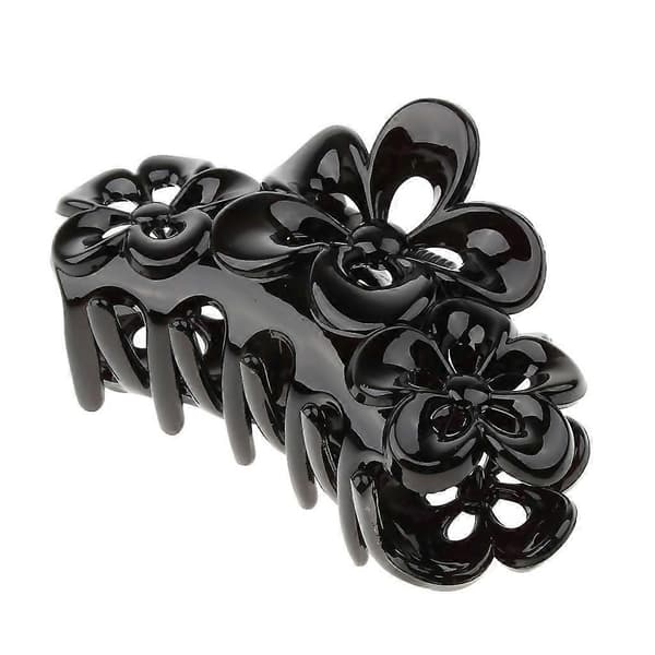 Stilfuld Oversized Hårklemme til Kvinder - Blomsterskønhed 6 Pcs