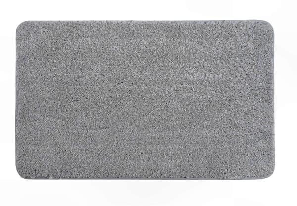 Myk glitrende mikrofiber badematte for baderomsinnredning Black