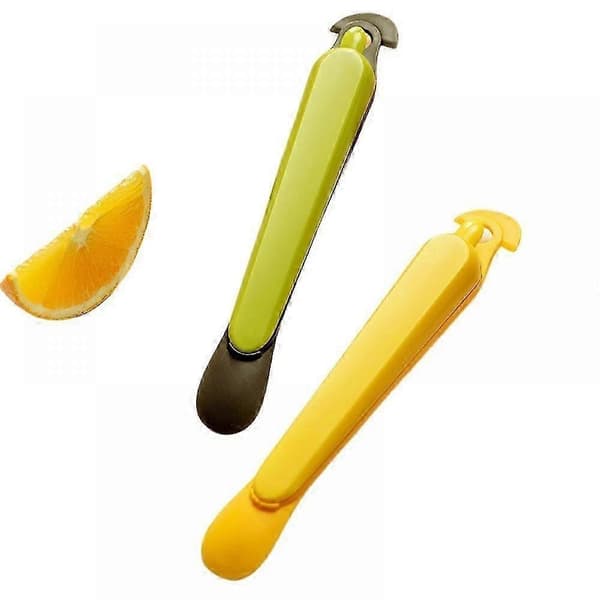 Sitrussskreller, grapefruktskreller, frukt- og grønnsakskutter, kjøkkenskrelleråpner-fjerner-JJ yellow
