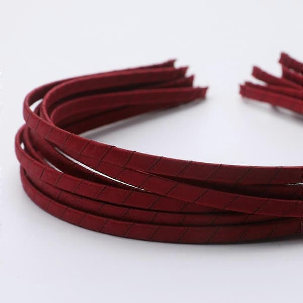 10 stk. Hårelastikker, sateng scrunchie pannebånd hårbånd elastisk chouchous hår Red