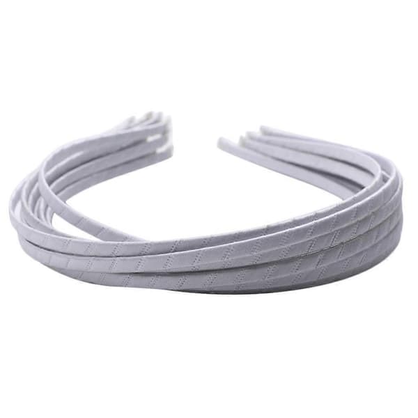 10 st Hårgummiband, Satin Scrunchie Pannband Hårband Elastiska Chouchous Hår White