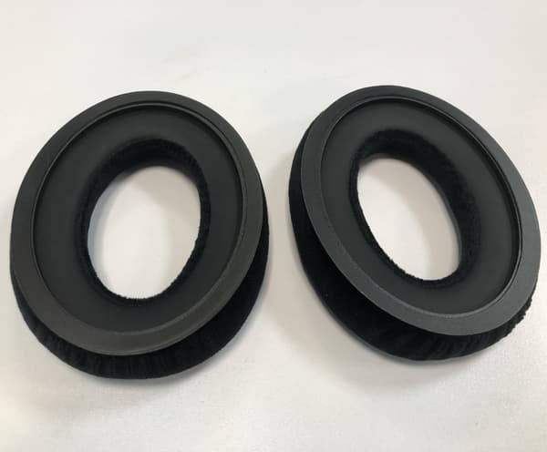 Erstatningsørepuder til Sennheiser HD598 HD599 HD569 HD559, sort, proteinlæder