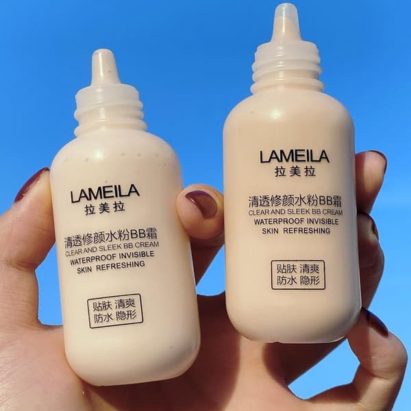1 stk. Flydende ansigtsfoundation Fuld dækning Makeup Vandfast Base Lysner Blegner Dækker Mørke Rande Mat Foundation Kosmetik Ivory