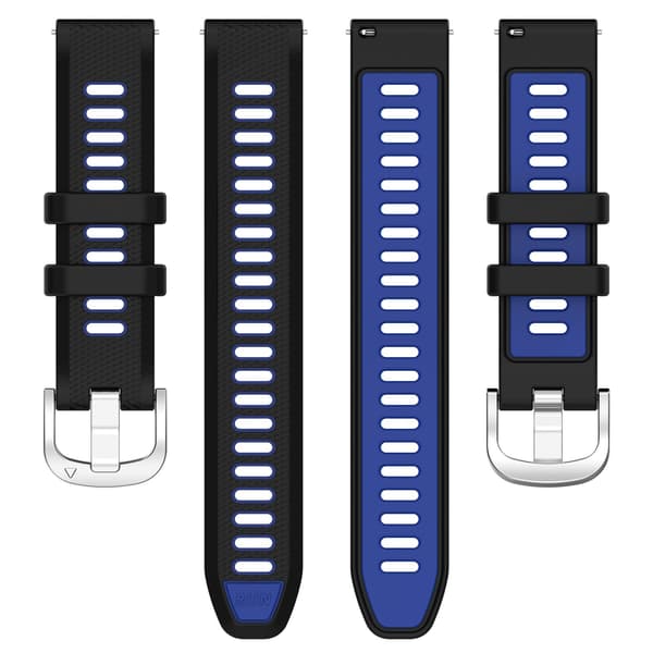 Silikone urrem til Garmin Forerunner 265/255/Venu 2/Vivoactive 4, sort