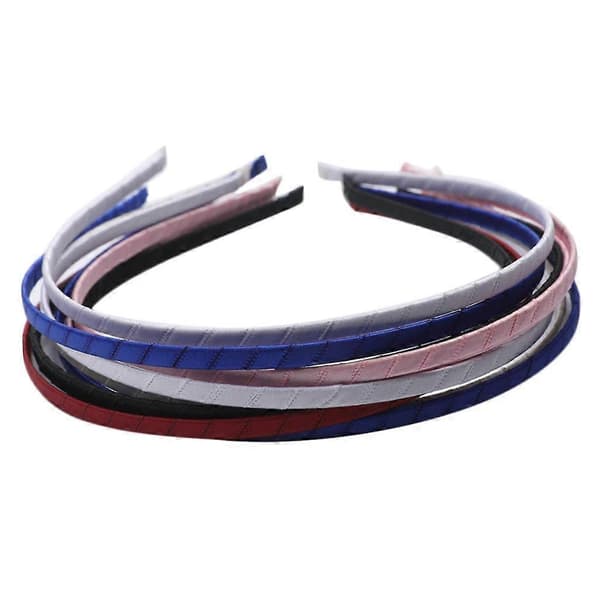 10 st Hårgummiband, Satin Scrunchie Pannband Hårband Elastiska Chouchous Hår Mixed