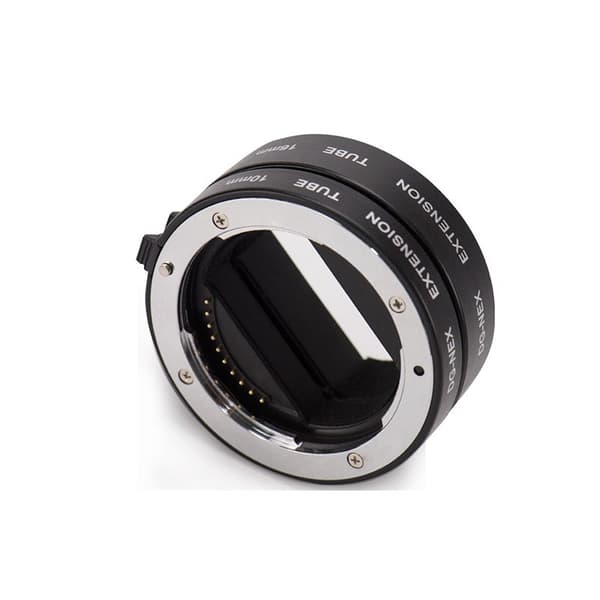 Makroforlængerrør til Sony E-Mount, 16mm & 10mm, Sølv, Nærfotografering