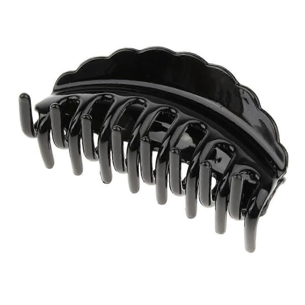 Pakke med 3 store hårklemmer til kvinder, hårnåle, hårtilbehørssæt, sort 4 Pcs