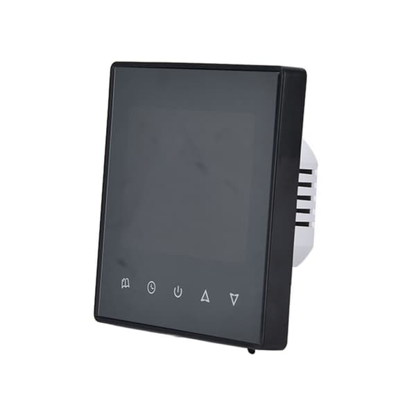 Smart programmerbar termostat, sort, AC220V, til klimaanlæg, vandopvarmning, gulvvarme