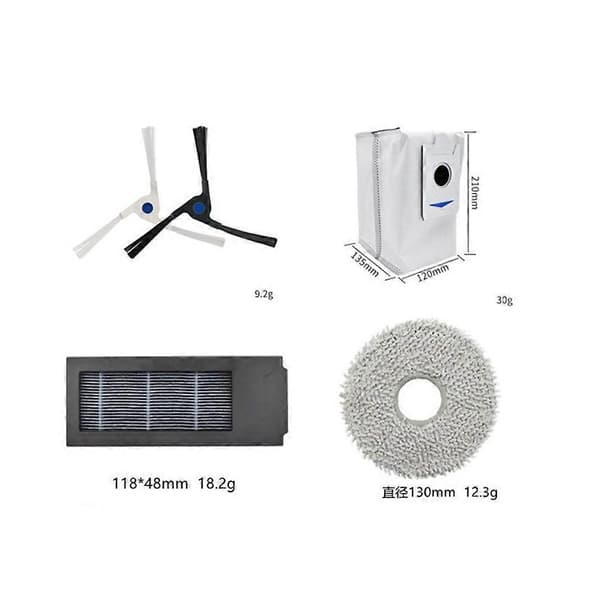 For Ecovacs X2/X2 Pro Robotstøvsuger Tilbehør Robotstøvsuger