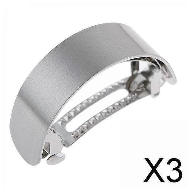 Elegant Hår Accessory Halvcirkel Fransk Klips 3 Pcs