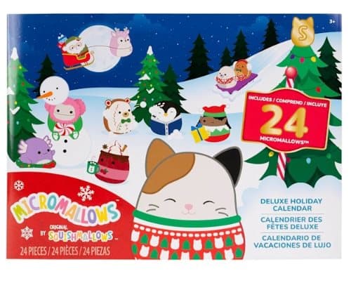 Micromallows Squishmallows 24-dages Julekalender med Legetøj