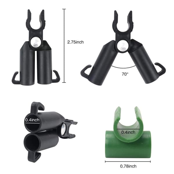 Havesaks, 11 mm, 5-pak, A- og B-gaffel, forbindelsesrør