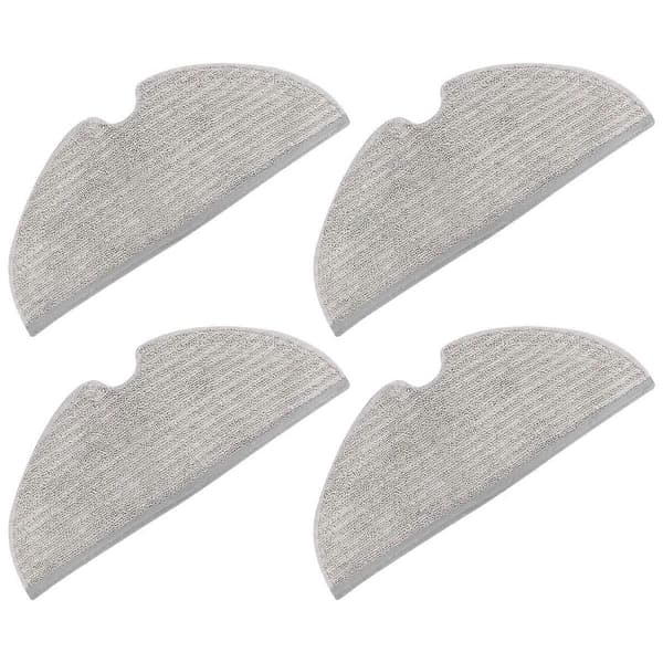 Moppepude 4-pak Mikrofiber Moppeklud til Roborock S6 Pure S6 MaxV S5 Max S5 Robotstøvsuger M