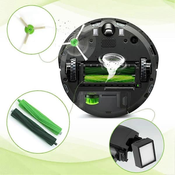 Varaosat IRobot Roomba I8 I8+ I7 I7+ I6 I6+ I4 I3 I3+ Plus J7 E5 E6 E7 I&E&J -sarjan imureille
