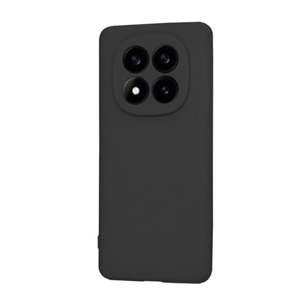 Magnetisk etui til Xiaomi Redmi Note 14 Pro, klart glas, flydende silikone, 9H, bilmontering