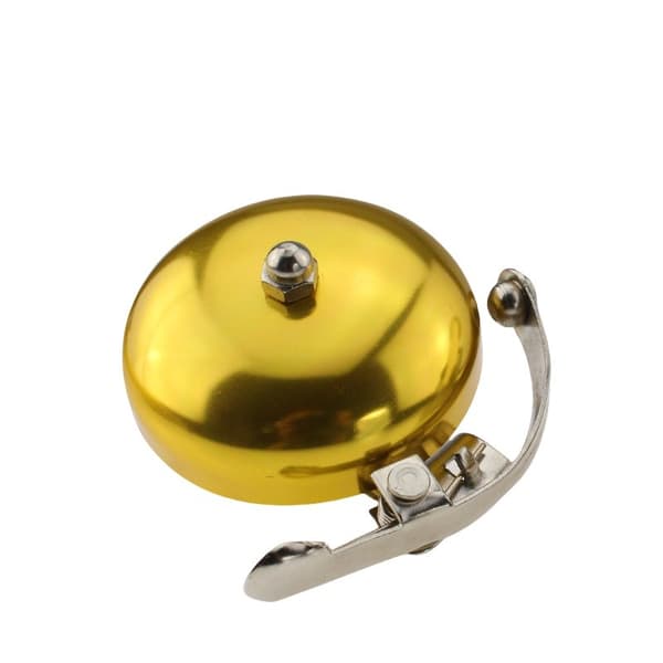 Klassisk Cykelklocka, Guld, Hög Klar Ring, Universell Passform 20-25mm Styre, Säker Cykling