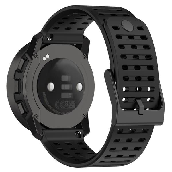 Silikone urrem til Suunto Vertical/9 Peak Pro/9 Peak/5 Peak, sort, 22mm