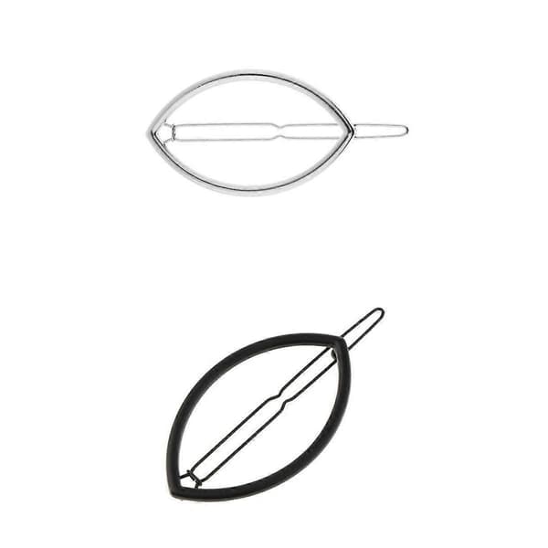 2 Form Hårspänne Håraccessoar Bun Hållare Hårnål Hårklämma