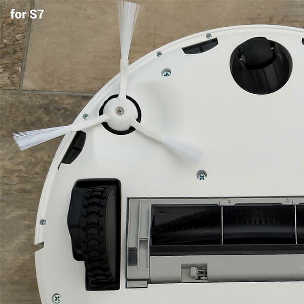 Sidoborste för Xiaomi Roborock S7 Max S7 Maxv T7S Plus S6 S5 MAX S50 S55 E35 E2 Robotdammsugare White
