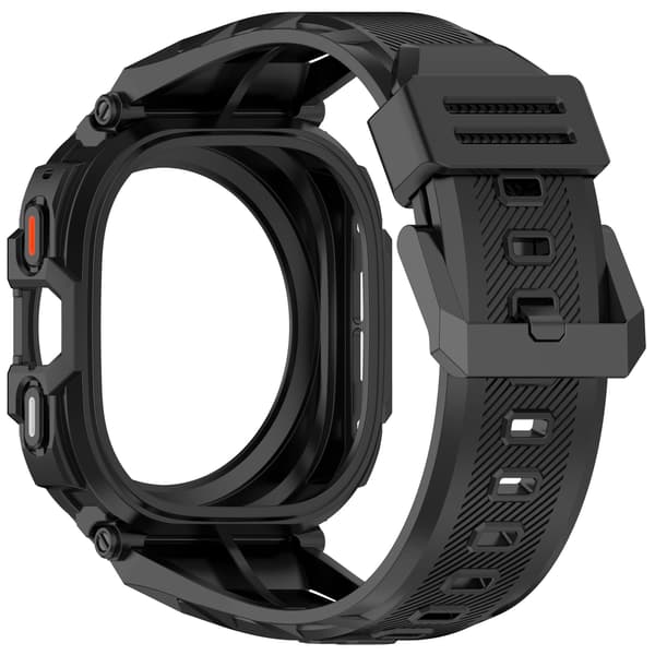 Samsung Watch Ultra 47MM Rem, TPU, Sort, Integreret Design, Sikker Pasform