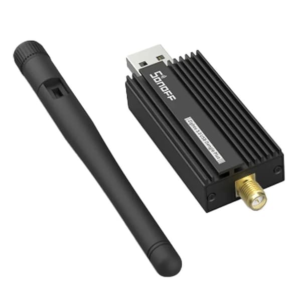 Zigbee 3.0 USB-dongle Plus-E, Zigbee-yhdyskäytävä Home Assistantille, Zigbee2MQTT:lle, alumiiniseos