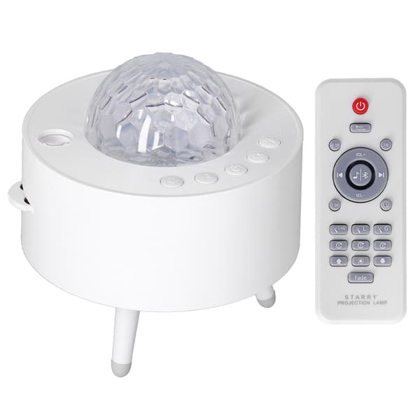 LED Tripod Stjärnprojektor, Bluetooth-musik, USB-driven, Nattlampa för Hem Sovrum