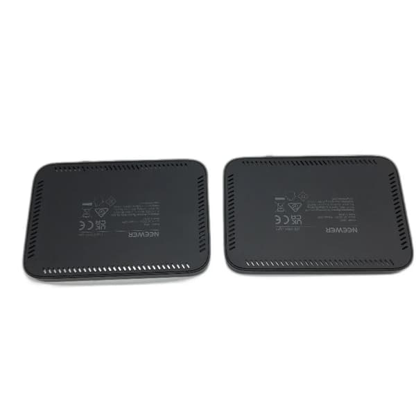 BP66 2-pack Bi-Color LED Studio Panel Videoljussats, 14,5x10cm, Svart