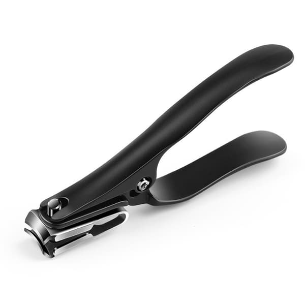 360° roterende negleklipper, rustfrit stål, langt håndtag, ergonomisk, præcisionsplejeværktøj