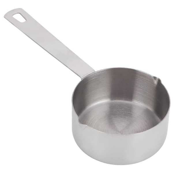 Måleske i 304 rustfrit stål, 1/4 kop 60 ml, bage-målekop med skalaer