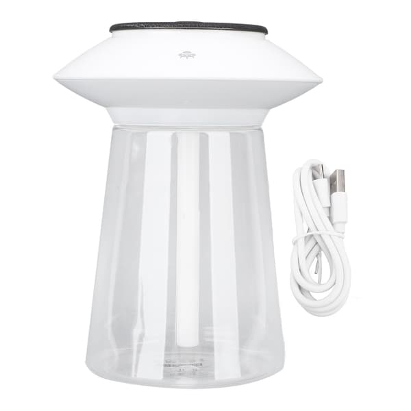 Soppluftfukter Aroma Diffuser, 760 ml, Oppladbar, Hvit, for Rom og Kontor