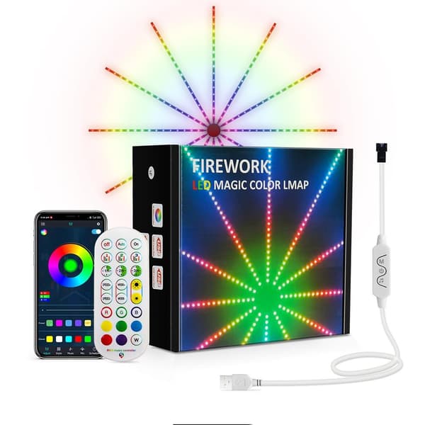 LED-juoksevan hevosen ilotulitusvalosarja, monivärinen, juhlakoriste