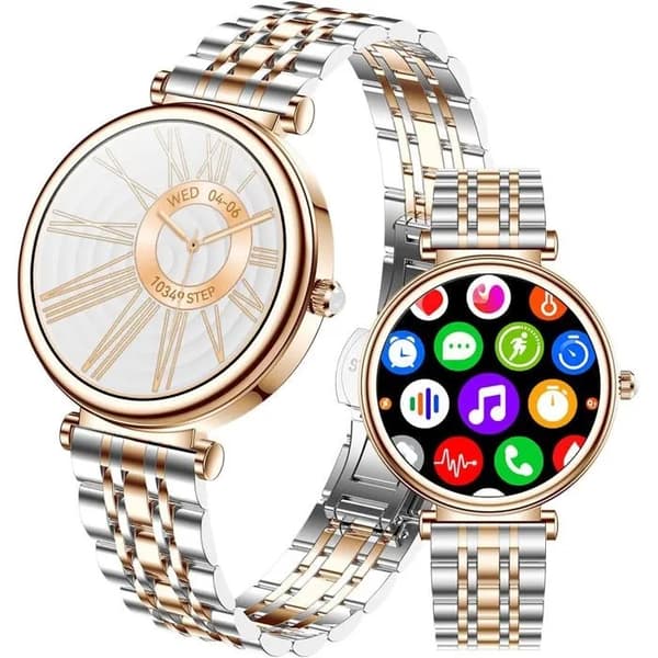 Dame Smartwatch IP67, Pulsmåler, Søvntracker, Aktivitetsmåler, Vandtæt