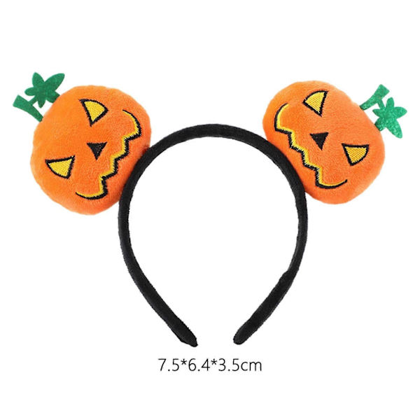 Gresskarhårbøyle, Halloween-hodeplagg, Hodeplagg Dekor Kostyme Hårbøyle Style C