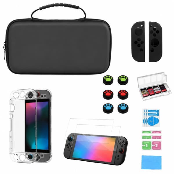 Nintendo Switch 2 Bärväska, Skyddande Resväska för Konsol & Tillbehör