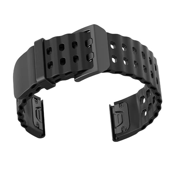 Silikoneurrem til Garmin Fenix 5x/6x/7X/8 51mm, Sort, 26mm
