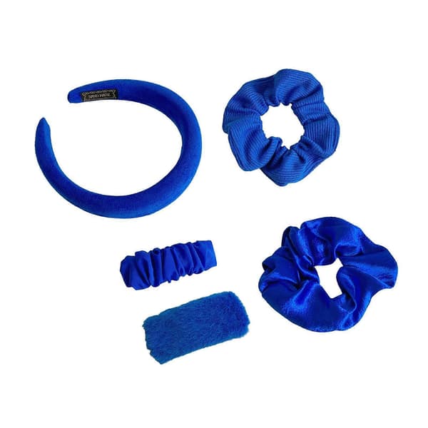5x Hårbøyle Scrunchies Strikker Koreanske Spenner