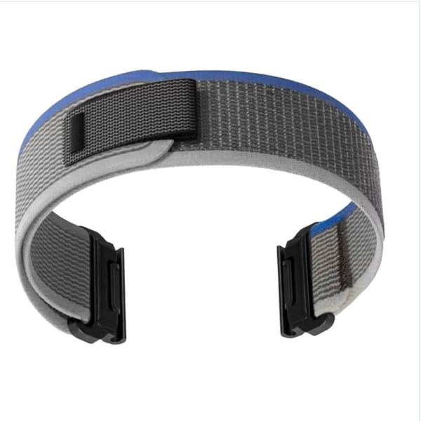 Quick Release Nylon Urrem til Garmin Fenix 8/7X Pro/6X/5X/965 20mm, Sort Blå