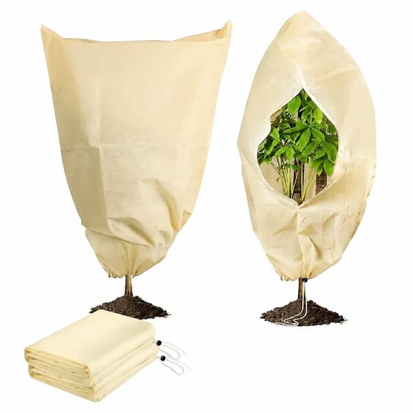 Frostskyddande Fleecetäcke för Växter, 2-pack, Vinterträd- & Växtskydd