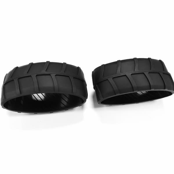Ersättningshjul för Worx Landroid, 2-pack, svart gummi, hållbart grepp