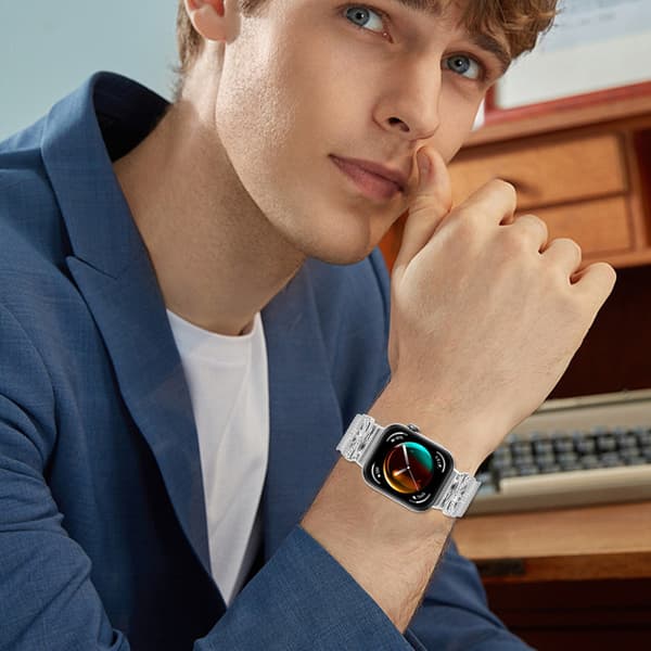 Huawei Watch Fit 3 Rem, Rustfrit Stål, Sølv, Elegant, Justerbar, Quick Release