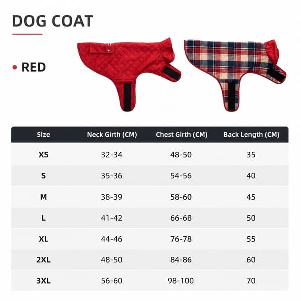 Vandtæt vendbar hundejakke til mellemstore og store hunde, efterår vinter kæledyrfrakke, polyester