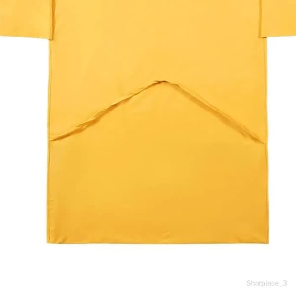 Strandstolsbetræk 75x215 cm, Polyester, Bærbart, Hurtigtørrende, Gul