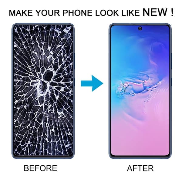 LCD-skärmmontering kompatibel med Samsung Galaxy S10 Lite SM-G770F, Incell, inget fingeravtryck