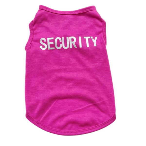 Hundväst husdjurskläder, svart, vår sommar, polyester, XS S M L, vardaglig L-Red
