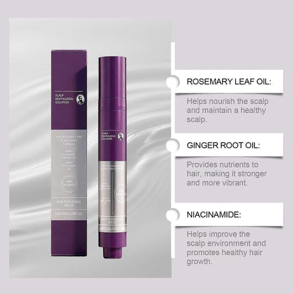 1~5ST DR.Groot Hårförtjockningsserum mot Håravfall, Rosmarin Hårväxt Roll On Serum 15ML 2026 5PCS