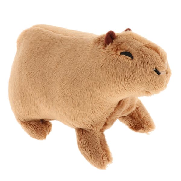 3x Vilde Capybara Legetøj-- Dyresimulering, Dekorativ Blød