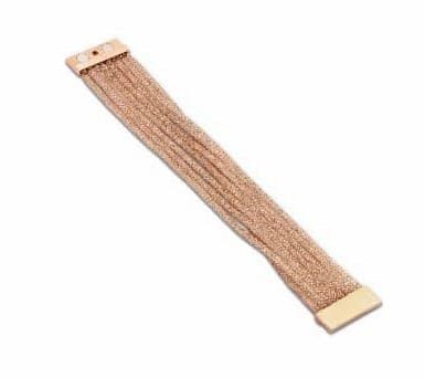 Roséguld Stenarmband, Magnetlås, Rostfritt Stål, 20 cm, Rosa