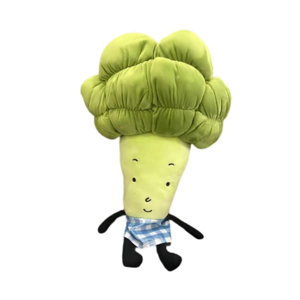 Plysdukke Broccoli Udstoppede Grøntsagslegetøj til Stue Børneværelse Sofa